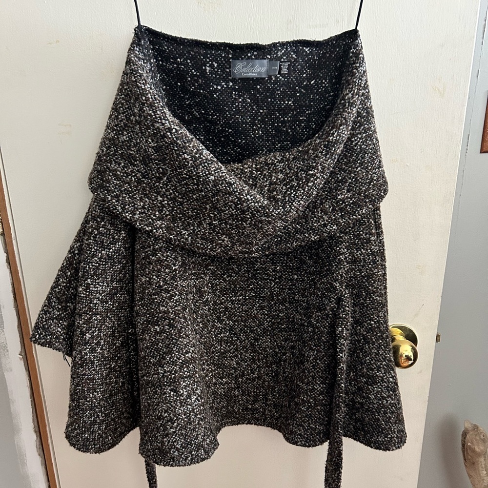 Vintage Heavy Winter Poncho